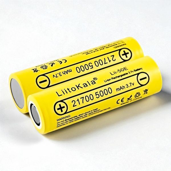 Литий-ионный аккумулятор 21700 Lii-50E LIITOKALA 5000mAh плоский плюс без защиты B01007 фото
