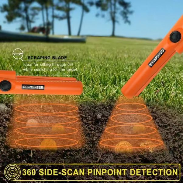 Ручний металошукач GP-Pointer з LED-підсвіткою і вібрацією N1651 фото