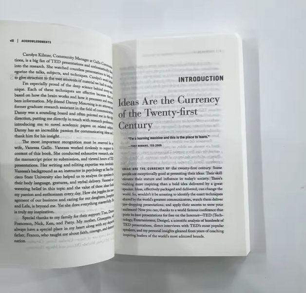 Книга по ораторскому мастерству Кармайна Галло Talk Like TED на английском языке BG1783 фото