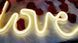 Неоновый светильник Love надпись USB + батарейки АА вывеска ночник розовый подарок 14 февраля G03031 фото 9