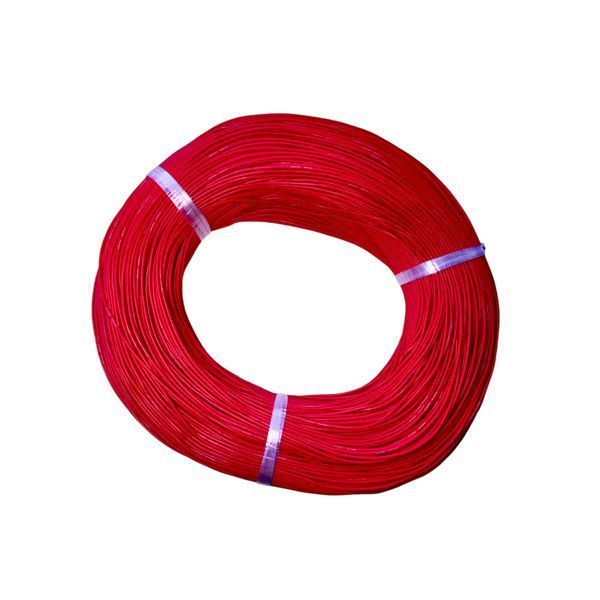 Силіконовий гнучкий дріт 22 AWG 0.33 кв мм червоний EM18031 фото