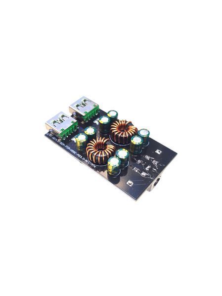 Модуль зарядки с поддержкой QC PD 24W 60W с 2 USB и Type-C выходами E08076 фото