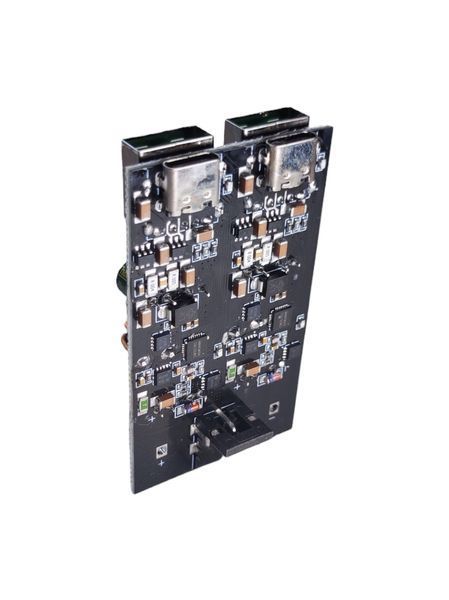 Модуль зарядки с поддержкой QC PD 24W 60W с 2 USB и Type-C выходами E08076 фото