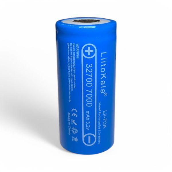 Літій-залізо-фосфатний акумулятор Liitokala 32700 3.2V 7000mAh великої ємності B01027 фото
