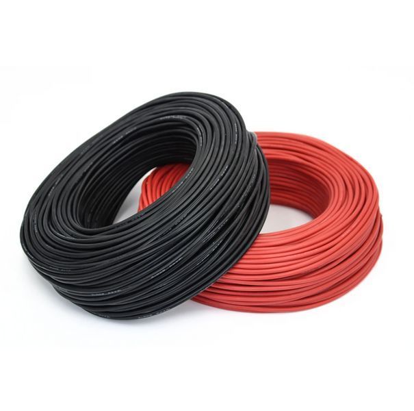 Силиконовый гибкий провод 14 AWG 2 мм с лужёной меди красный EM18057 фото