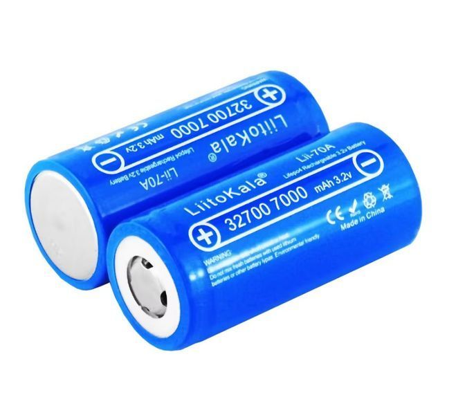 Літій-залізо-фосфатний акумулятор Liitokala 32700 3.2V 7000mAh великої ємності B01027 фото