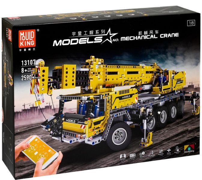 Радіокерований підйомний кран Mould King 13107 2590 деталей для дорослих і дітей TS19002 фото