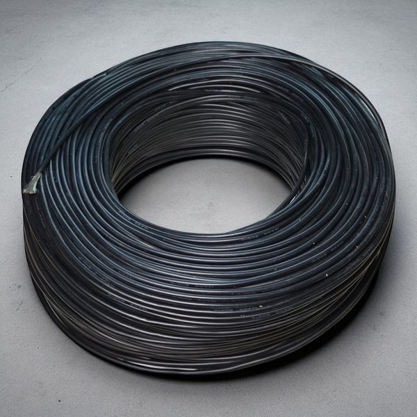 Гнучкий силіконовий мідний кабель 14 AWG чорний EM18058 фото