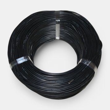 Силиконовый гибкий кабель 16 AWG медный 1,27 кв мм черный EM18030 фото