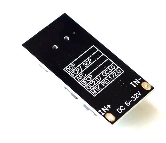 Модуль быстрой зарядки DC 1 USB QC3.0 Powerbank преобразователь 5-12V E08049 фото