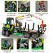 Детализированная модель трактора John Deere с пневматическим захватом и прицепом Mould King TS19006 фото 9