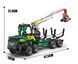 Детализированная модель трактора John Deere с пневматическим захватом и прицепом Mould King TS19006 фото 5
