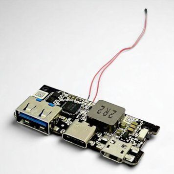 Модуль быстрой зарядки Powerbank W332 с контролем температуры и поддержкой QC PD E08008 фото