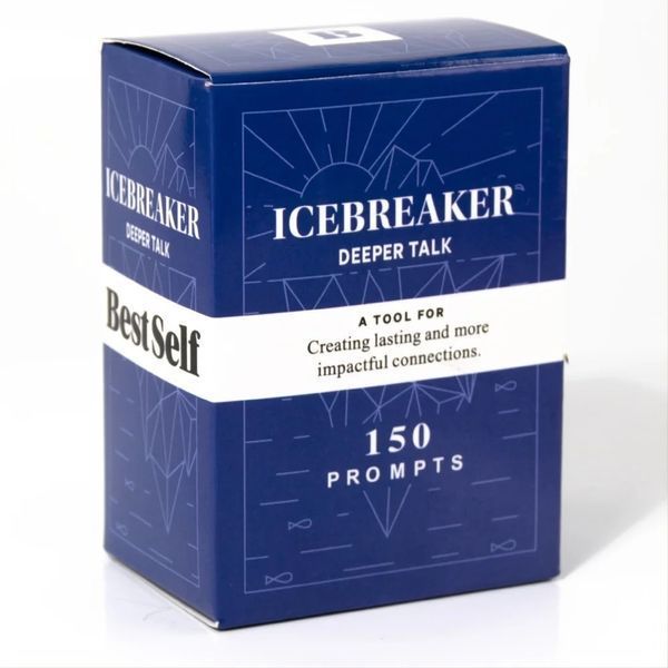 Разговорная настольная игра Icebreaker Deep Talk с 150 вопросами для взрослых и подростков BG1726 фото