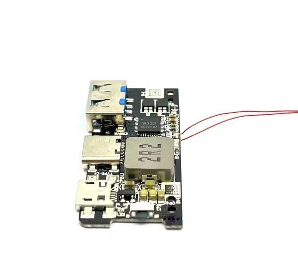 Модуль швидкої зарядки Powerbank W332 з температурним датчиком та підтримкою QC PD E08008 фото