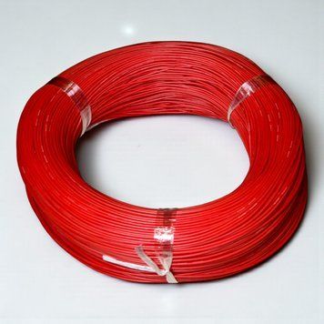Супергибкий силиконовый провод 24 AWG красный 0.21 кв мм EM18068 фото