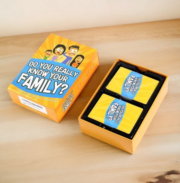 Карточная игра для всей семьи Do You Really Know Your Family на английском BG1703 фото