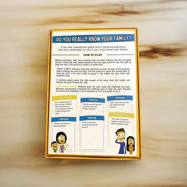 Карточная игра для всей семьи Do You Really Know Your Family на английском BG1703 фото