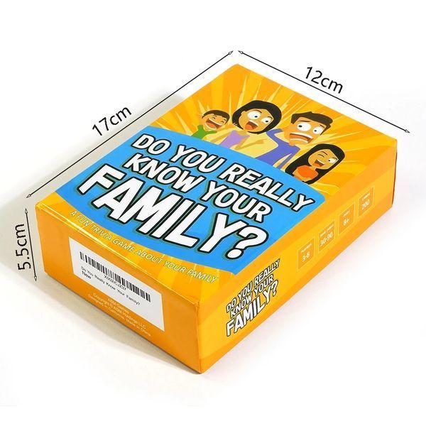 Карточная игра для всей семьи Do You Really Know Your Family на английском BG1703 фото