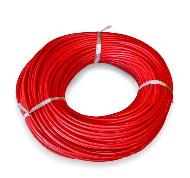 Силіконовий гнучкий дріт 12 AWG 3.4 кв мм червоний EM18027 фото