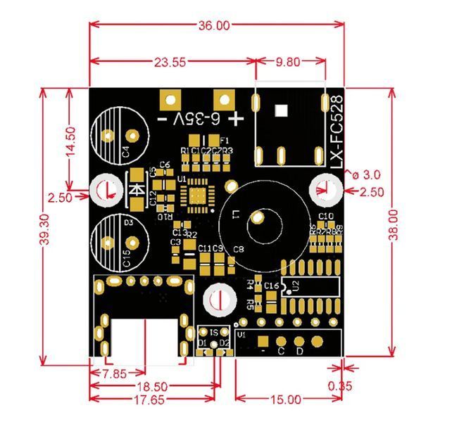 Преобразователь напряжения 60 Вт для быстрой зарядки USB Type-C E08009 фото