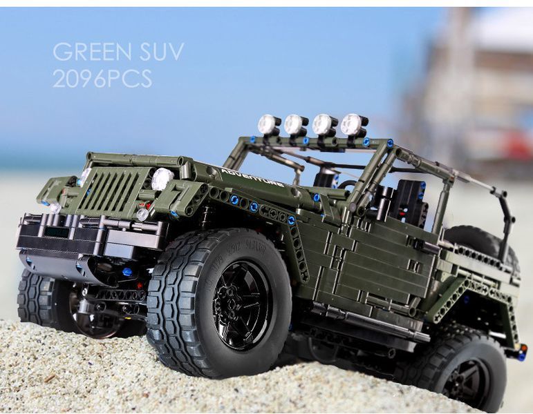 Радіокерований конструктор Jeep Wrangler 2096 деталей Mould King TS19008 фото
