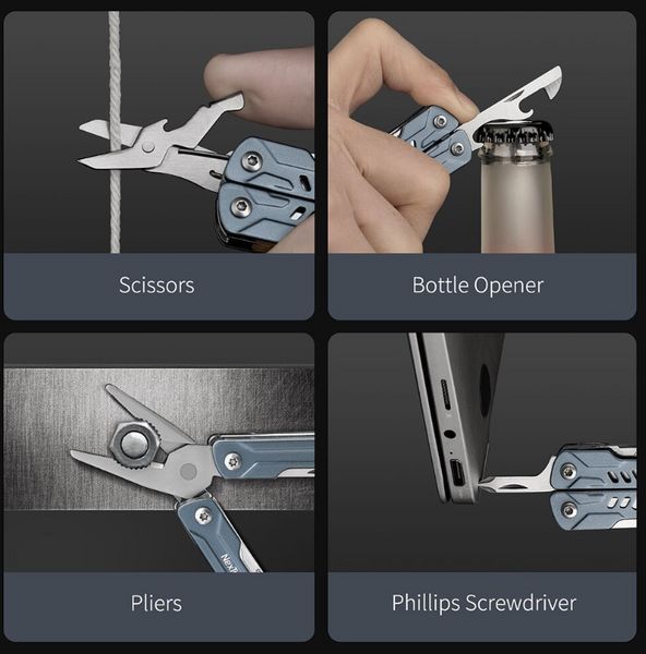 Многофункциональный карманный мультитул Nextool Mini Sailor T09006 фото