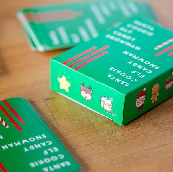 Карткова сімейна гра Santa Cookie Elf Candy Snowman зі святковими персонажами BG1789 фото