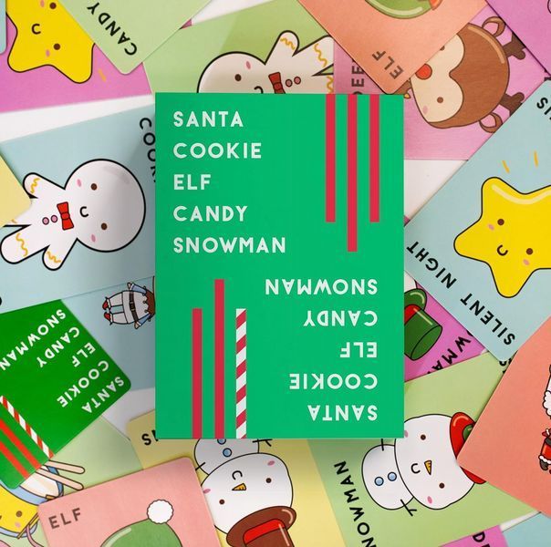 Карткова сімейна гра Santa Cookie Elf Candy Snowman зі святковими персонажами BG1789 фото