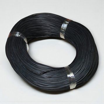 Силиконовый провод 24 AWG гибкий черный 0.21 кв мм EM18069 фото