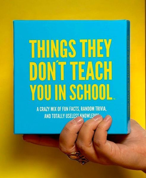 Увлекательная английская карточная игра Things They Don't Teach You in School для компании BG1711 фото