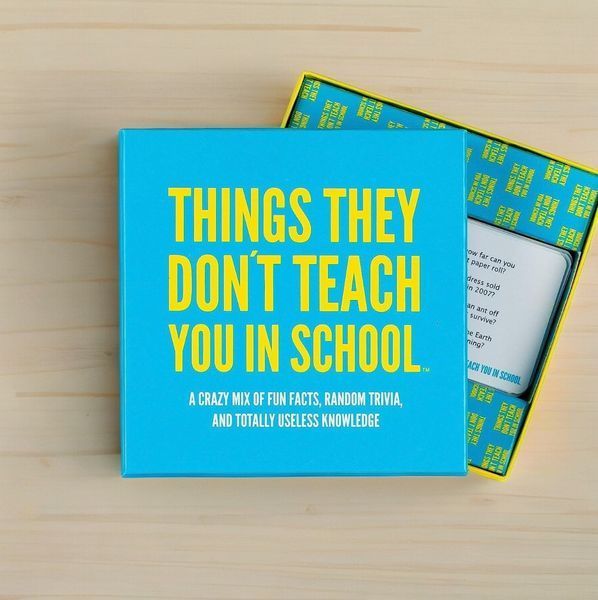 Увлекательная английская карточная игра Things They Don't Teach You in School для компании BG1711 фото