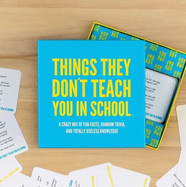 Увлекательная английская карточная игра Things They Don't Teach You in School для компании BG1711 фото