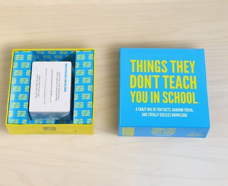 Увлекательная английская карточная игра Things They Don't Teach You in School для компании BG1711 фото
