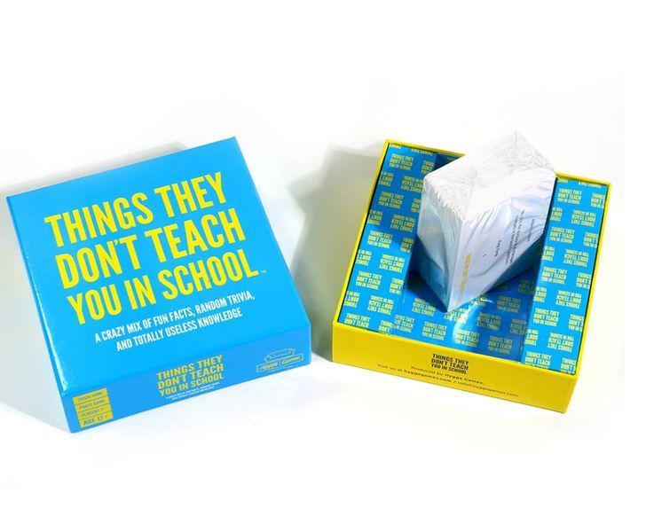Увлекательная английская карточная игра Things They Don't Teach You in School для компании BG1711 фото