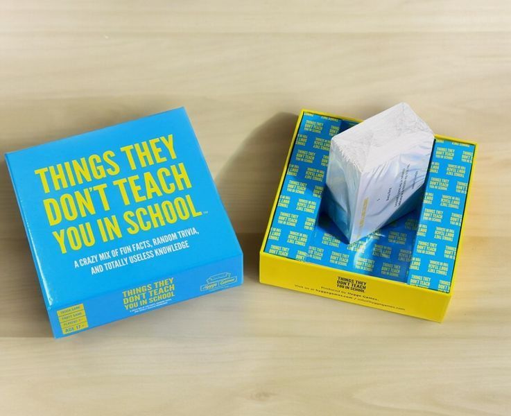 Увлекательная английская карточная игра Things They Don't Teach You in School для компании BG1711 фото