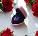 Подарочная коробочка с LED подсветкой для кольца в форме сердца розовая P13026 фото 8
