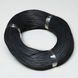 Силиконовый провод 24 AWG гибкий черный 0.21 кв мм EM18069 фото 1