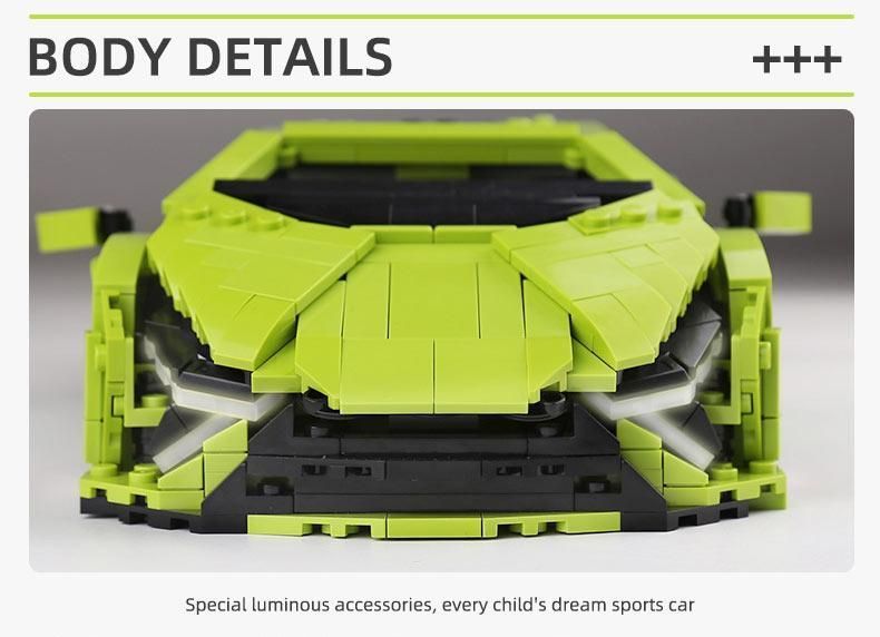 Модель спортивного автомобіля Lamborghini Mould King конструктор для складання 1133 деталей TS19009 фото