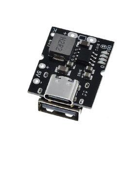 Модуль зарядного устройства Powerbank USB Type-C 5V 2A для Li-ion аккумуляторов с индикатором зарядки E08065 фото