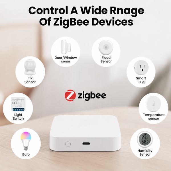 Універсальний розумний хаб з ZigBee Bluetooth WiFi Tuya SH21000 фото