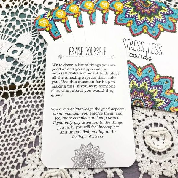 Карти самодопомоги Stress Less Cards англійською мовою для дорослих BG1716 фото
