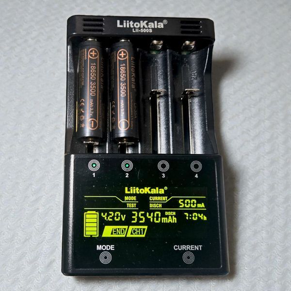 Акумулятор 18650 Liitokala Lii-35A 3500mAh потужний літій-іонний без захисту B01018 фото