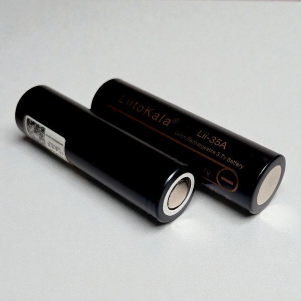 Акумулятор 18650 Liitokala Lii-35A 3500mAh потужний літій-іонний без захисту B01018 фото