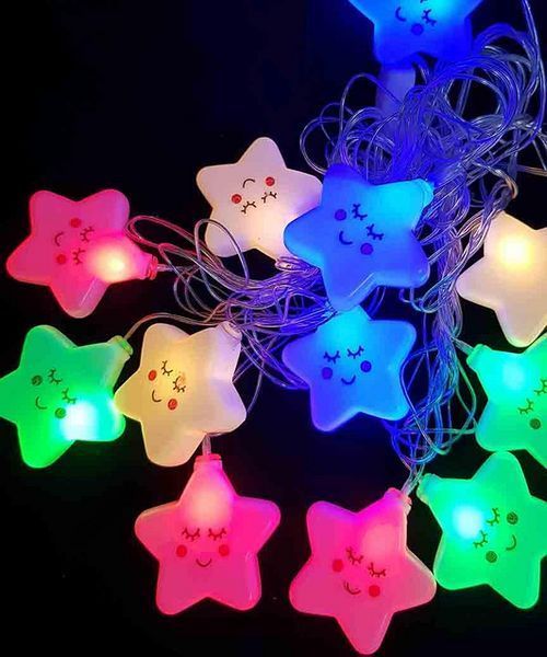 Світлодіодна гірлянда Зоряне світло USB 3 метри 20 LED тепле світло декоративна для дитячої кімнати G03100 фото