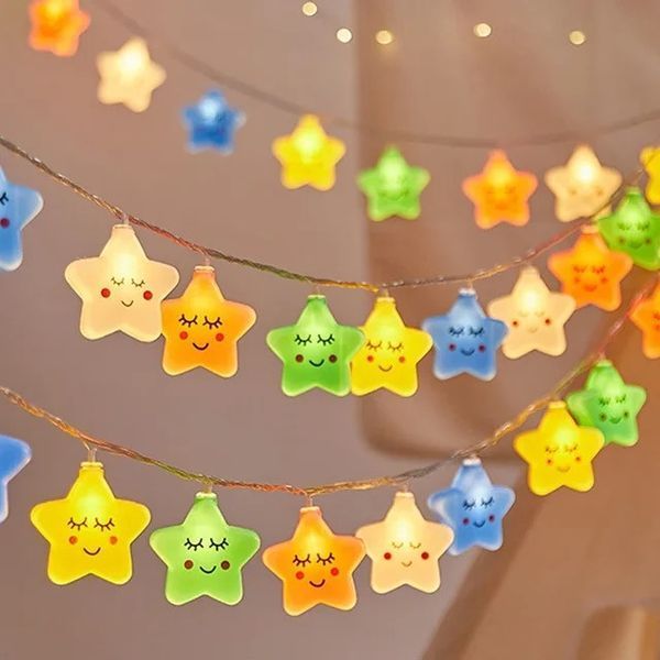 Світлодіодна гірлянда Зоряне світло USB 3 метри 20 LED тепле світло декоративна для дитячої кімнати G03100 фото