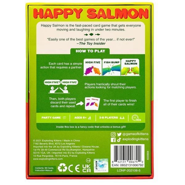 Карткова гра Happy Salmon англійською для всієї родини BG1715 фото