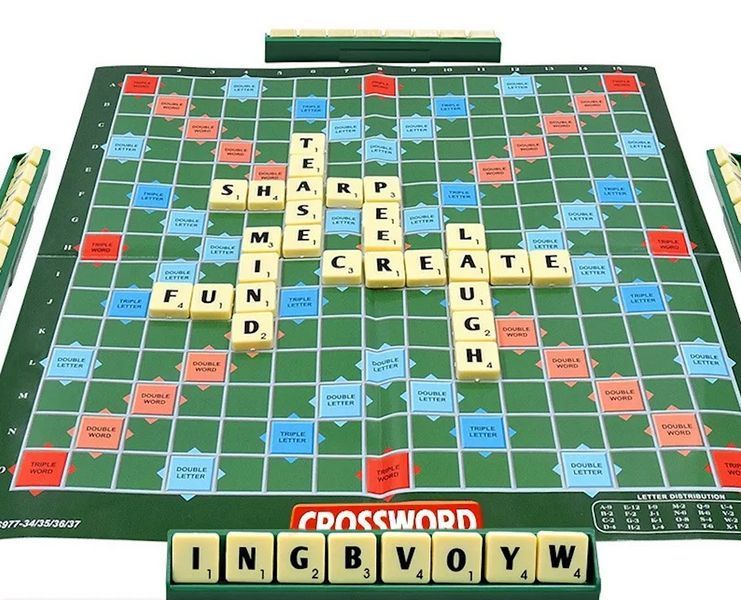 Класична настільна гра Scrabble для розвитку англійського словникового запасу BG17103 фото