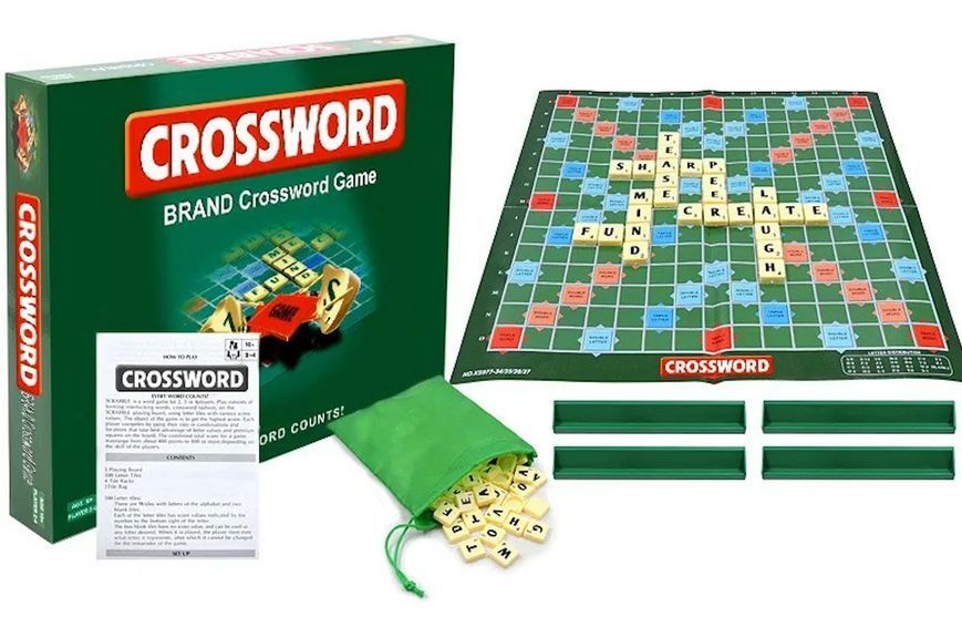 Класична настільна гра Scrabble для розвитку англійського словникового запасу BG17103 фото