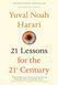 Книга англійською 21 Lessons for the 21st Century від Юваля Харарі BG17107 фото 2